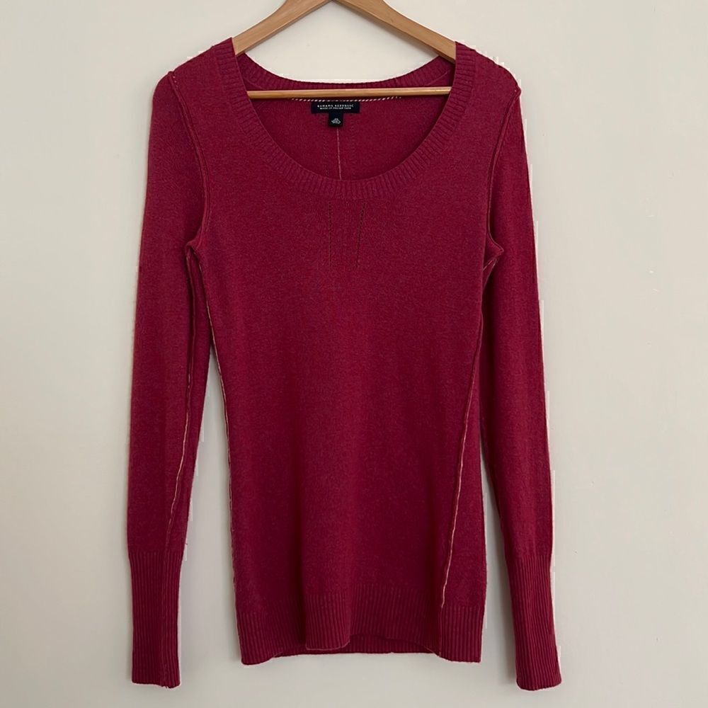Banana Republic Italian Yarn Wool Sweater Long sleeve Size XS